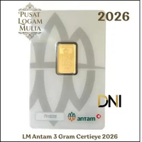 Pusat Logam Mulia | Logam Mulia Antam 3 Gram Certieye 2026