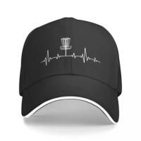 Disc Golf Heartbeat Baseball Cap Uv Protection Solar Hat Wild Ball Hat Male Women's