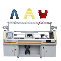 Hot selling 3 system 14GG shoes upper knitting machine with 36inch