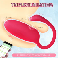 Wireless Bluetooth G Spot Vibrator Female Wear Panties Clitoris Stimulator APP Remote Control Egg Vibrating Vagin Massager