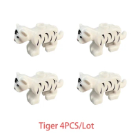 Tiger Stacking Brick ClassicBuilding Blocks Toys Animal Collections Kids Forest Simulation Dove Lion Bunny