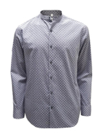 เสื้อเชิ้ตผู้ชาย คอจีน แขนยาว BAB5210S3GY - สีเทา