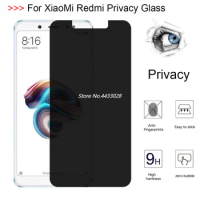 9H Privacy For Xiaomi 5X 6X A1 A2 Pocophone F1 Redmi 5 6 Pro S2 Note5 Pro Note6 Pro Anti Peeping Tempered Glass Screen Protector