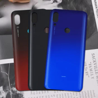 New For Xiaomi Redmi 7 Battery Back Cover Plastic Panel Rear Door Glass For Xiaomi Redmi 7 Housing Case With Adhesive Replace