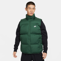 NIKE 背心 男款 運動背心 慢跑 AS M NK CLUB PUFFER VEST 綠 FB7374-323