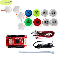 Arcade Joystick DIY kit Hitbox Kit is used for Hitbox parts zero delay USB arcade encoder