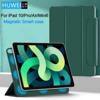 HUWEI For iPad Air 5 Case for iPad Pro 11 12.9 Inch Magnetic Case for Air 2022 for Mini 6 Smart Cover for iPad 10th Generation