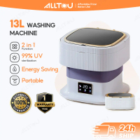 ALLTOU Mesin Basuh 13L Washer Mini Washing Machine with Dryer Portable Washing Machine