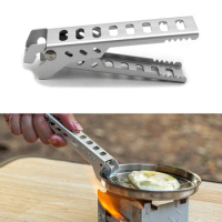 Aluminium Anti-hot Alloy Clip Bowl Gripper Holder Camping Pot Pan Handle Kitchen Accessories