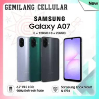 Samsung Galaxy A07 LTE - RAM 6/128GB & 8/256GB - MediTek Helio G99|50MP + 5MP | Layar 90Hz - 6.7" PL
