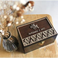Ring Box Rustic 10x15 / Kotak Cincin / Kotak Kayu