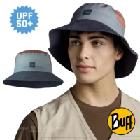 【BUFF】高防曬Sun Bucket Hat抗UV太陽漁夫帽(可折疊收納).中盤帽/BF125445-909 魅力鋼藍