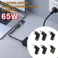 65W DC to USB C PD Power Adapter Laptop Charger Converter USB Type C PD Power Charging Cable For Lenovos/HPs/DELL