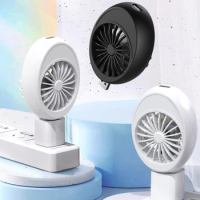 Small Fan Usb Fan Small In-line Quiet Office Table Small USB Fan 5V1A Input and with USB Output