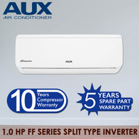 Five year warranty AUX Aircon - 1 HP FF Series Split Type Inverter