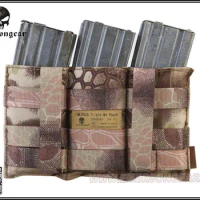 Triple M4 Pouch Emerson Magazine molle airsoft wargame painball combat gear (HLD) Outdoor Sports Hunting