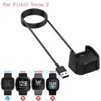 100cm Charger Cable For Fitbit Versa 2 USB Charging Cord Adapter For Fitbit Versa Lite Charger Smart Accessories