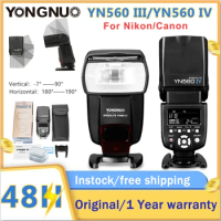 YONGNUO YN560 III IV Wireless Master Flash Speedlite for Nikon Canon Olympus Pentax DSLR Camera
