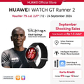 Huawei HUAWEI WATCH GT Runner - Jam Tangan GPS dengan Pemantauan Kesehatan dan Fitur Olahraga Lengkap
