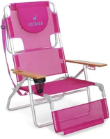 The Original 3N1 Lightweight Beach Reclining Lounge Chair with Footrest, Outdoor Furniture for Patio