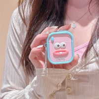 Cute Funny 3D Speechless Sausage Mouth Silicone Earphone Case for apple AirPods 2 Pro 3 Headset Box for Airpods 3 Cartoon Cover