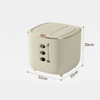 Angola Tempat Penyimpanan Beras E60-E62 Rice Bucket / Dispenser Beras Anti Kutu / Dispenser Beras 5k
