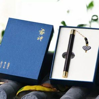 紫光檀木如意金箍棒迷你小香筒香管香插線香盒伴手禮隨身香盒禮盒