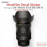 Hinefilm Skin for Sigma 24-70 F2.8 II for Sony Lens Decal Skin Sigma 24-70mm F2.8 DG DN II Lens Sticker 2470 II Lens Wrap Cover