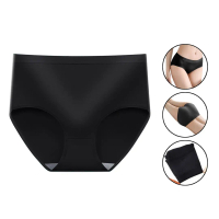 CD - Celana Dalam Wanita Sexy Import Motif Polos Lingerie Pita Katun Lembut Seamless Waist Mini High
