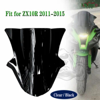 Fit for Kawasaki Ninja 2011 - 2015 ZX10R ZX-10R Motorcycle Accessories Windshield Windscreen Double Bubble ZX 10R 2012 2013 2014