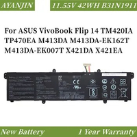 B31N1911 11.55V 42WH Battery For ASUS VivoBook Flip 14 TM420IA TP470EA M413DA M413DA-EK162T M413DA-EK007T X421DA X421EA C31N1911