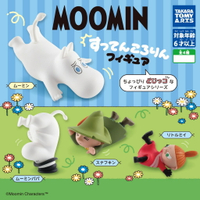 T-ARTS 轉蛋 扭蛋 嚕嚕咪摔一跤公仔 阿金 嚕嚕米 嚕嚕咪 Moomin 跌倒 摔跤 摔倒 全4款 整套販售