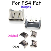 100pcs Original New for Playstation 4 HDMI-compatible Port Socket Interface Connector slot For PlayStation 4 PS4 Fat Port Socket