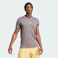 【adidas 愛迪達】上衣 男款 短袖上衣 運動 D4T HR TEE 紫 IS3743