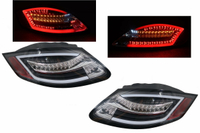 大禾自動車 LED 光柱 跑馬燈 黑底尾燈 適用 保時捷987 CAYMAN 05-09