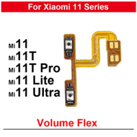 For Xiaomi 11 Ultra 11T Pro Mi11 Lite Volume Bottons Up Down Flex Cable Repair Parts
