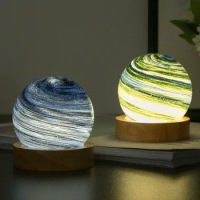 Star Glass Ornaments Dreamy Rainbow Star Lamp Cover Romantic Sunset Lovers Day And Night Bedside Decorative Ornaments With Light