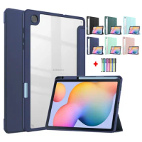 For Samsung Galaxy Tab S6 Lite Case 2022 SM-P619 SM-P613 Tablet For Samsung Tab S6Lite Cover With Pencil Holder SM-P610 2020