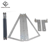 1 set DIY Murphy Wall Bed Mechanism Hydraulic hinge Hidden Bed Hardware Kit Fold Down Bed For 0.9-2m Foldable Bed Handware