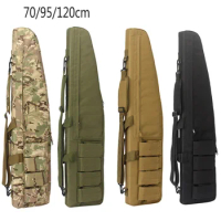 Tactical 70/95/120cm Rifle Bag Gun Case AR15 AK47 Sniper Rifle Scope Airsoft Shotgun Shoulder Bag Shooting Hunting Gear Backpack