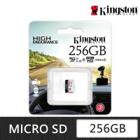 Kingston 金士頓 High Endurance microSDXC C10 U1 A1 SDCE-256G 高效耐用記憶卡(SDCE/256G)