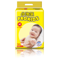 Prokids小淘氣 透氣乾爽嬰兒紙尿褲/尿布(M 50片x6包/箱購)