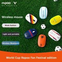 Rapoo M650 World Cup Fan Edition wireless mouse three-mode 2.4G Bluetooth 5.0 mute mouse notebook office compact portable home