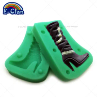 New silicone fondant molds cake decorating tools 3D High-heeled shoes pudding jelly dessert chocolate mouldsoap molds S0005XZ25