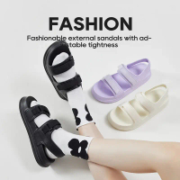Sandal Wanita Tampalan Fesyen, UTUNE, Kasut Platform Selesa, Sesuai untuk Musim Panas, Pantai Luar,