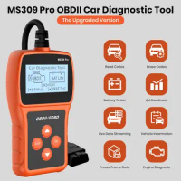 MS309 Pro Auto OBD2 Scanner, Live Data & Battery Tester OBDII Engine Fault Code Reader Automotive Di