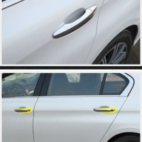 For Peugeot 508 / 508sw / 508RXH 2012 2013 2014 2015 2016 2017 2018 New Chrome Car Door Handle Cover Trim Sticker Accessories