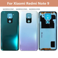 6.53" NEX For Xiaomi Redmi Note 9 Back Battery Cover Door Note 9 Note9 Rear Housing Case for Redmi Note 9 Battery Cover