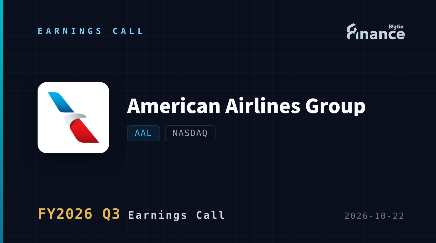 [American Airlines Group Q3 2026 Earnings Call] American Airlines Posts Record $16.3 Billion Revenue but $1.9 Billion Fuel Spike Drives $0.28 Loss; 2027 Growth 
