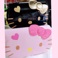 大賀屋 正版 HELLO KITTY 小側包 包包 側背包 小包 兒童 斜背包 三麗鷗 KT 凱蒂貓 T00120409